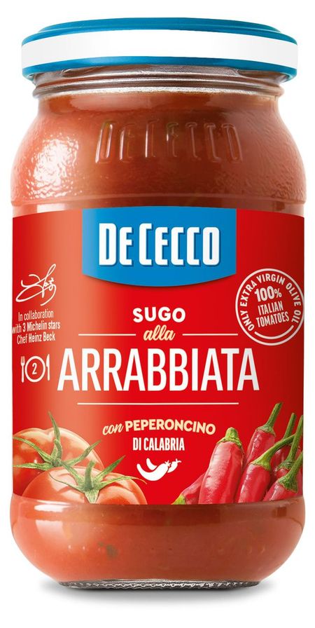 Соус томатный De Cecco Arrabbiata с острым чили перцем Италия, 200 г