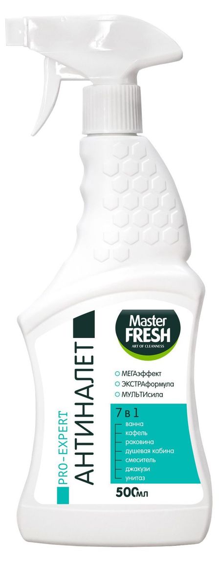 Чистящее средство для ванн Master Fresh Антиналет Pro-Expert, 500 мл