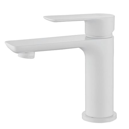 Смеситель для раковины Abber Weiss Insel белый однорычажный (AF8010FW)