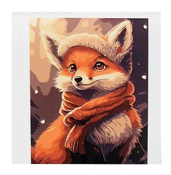 Холст с красками по номерам 