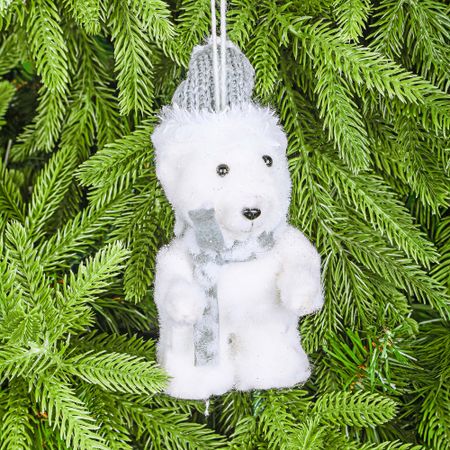 Декор на ёлку James arts медведь 10х7х17 см