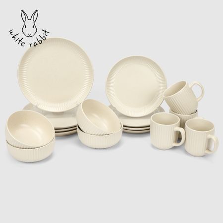 Сервиз столовый White rabbit Cream 16 предметов, на 4 персоны