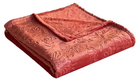 Плед Actuel с тиснением жженая сиена, 125х150 см карандаши угольные 03шт жженая сиена блистер acmeliae