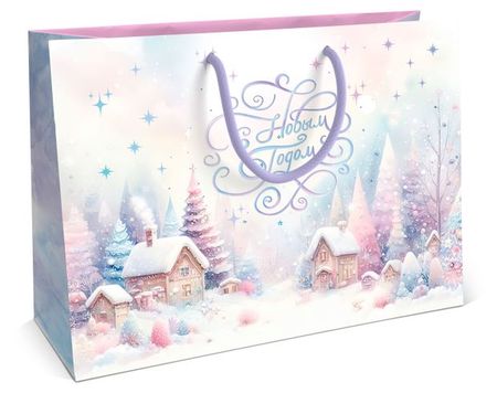 Пакет подарочный АШАН Красная птица С Новым Годом, 55х41 см 1 шт елена игоревна тарусина с новым годом