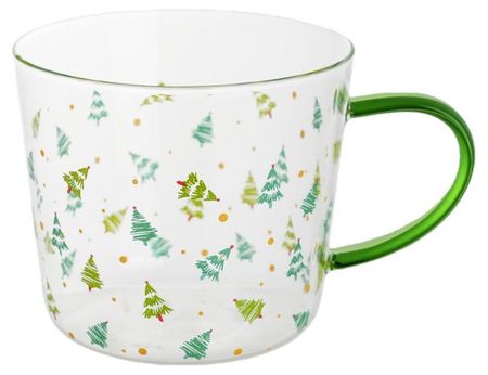 Кружка Actuel Вокруг света Елки стекло, 520 мл