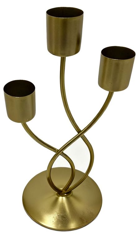 Подсвечник Actuel витой железный, d 10 h 22,5 см