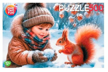 Пазл ONE TWO FUN Новый Год, 500 элементов пазл большой hms norfolk frigate lx 229 упаковка