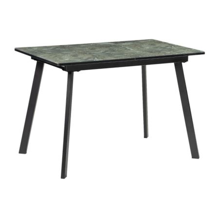 Стол кухонный раздвижной прямоугольный 1,1х0,68 м стеклянный королевский мрамор Агни (453136)