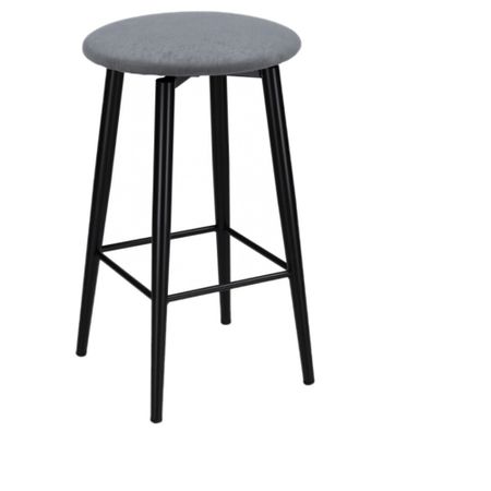 Стул полубарный крутящийся Гангток сильвер (578584)