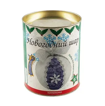 Набор для творчества, Волшебная мастерская, Кинусайга Новогодний шар малый КН-Ш1