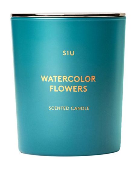 SIU Watercolor Flowers Scented Candle шторы из вуали с пионом 250х100 см