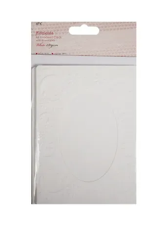 Набор для творчества Набор д/создания открыток с конвертом 4шт вырубка овал продольный