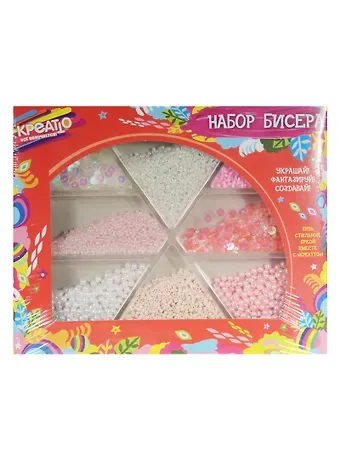 Набор для творчества КРЕАТТО Набор бисера Нежность