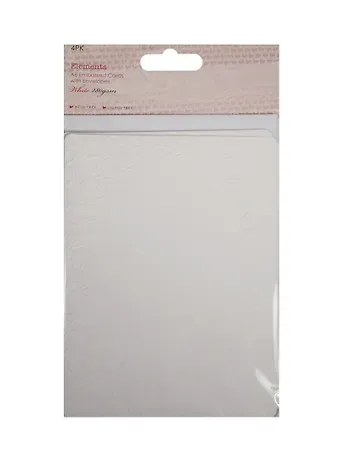 Набор для творчества Набор д/создания открыток с конвертом 4шт тиснение бабочки