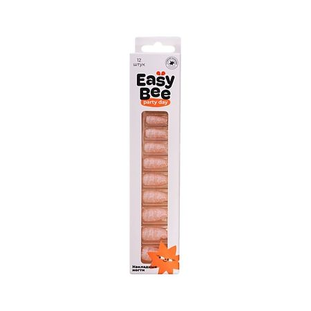 Накладные ногти EASYBEE Набор накладных ногтей с клеевыми стикерами NAIL DAY Tender Laces