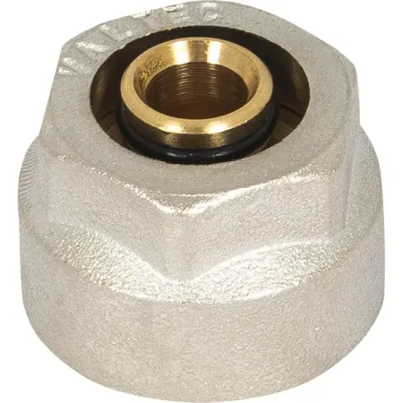 Евроконус для металлопластиковой трубы Valtec 16x2.0 мм ВР латунь VT.4420.NVE.16