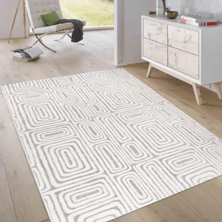 Ковер KREAFORTA Breeze 160x230 см полиэстер 6433 цвет бежевый персонализированный круглый ковер из полиэстера