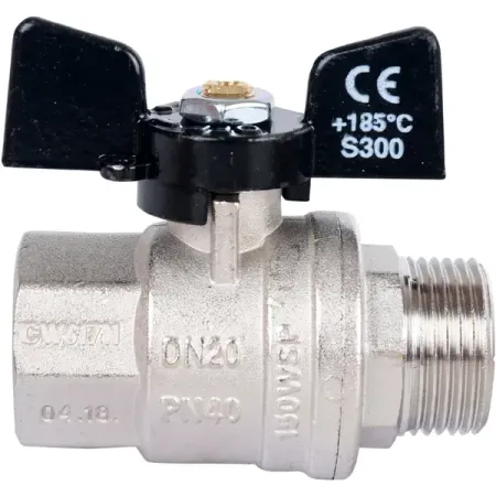 Кран шаровой прямой Bugatti Oregon DN20 PN64 3/4