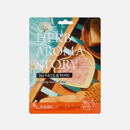 Тканевая маска для лица L.sanic Herb aroma story с экстрактом красного апельсина 25 мл