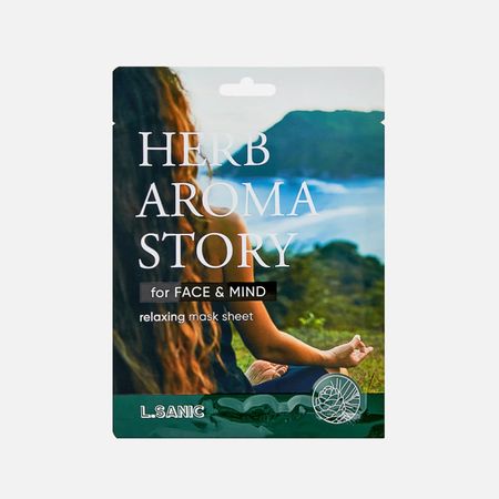 Тканевая маска для лица L.sanic Herb aroma story с экстрактом кедра 25 мл
