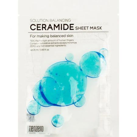 Маска тканевая Tenzero Solution balancing с керамидами 25 мл