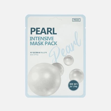 Маска тканевая Pekah Intensive mask pack с экстрактом жемчуга 23 мл
