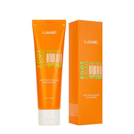 Пилинг-крем для ног L.sanic отшелушивающий с экстрактом папайи 100 мл