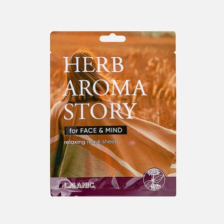 Тканевая маска для лица L.sanic Herb aroma story с экстрактом пачули 25 мл