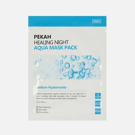 Маска тканевая Pekah Healing night вечерняя увлажняющая 25 мл