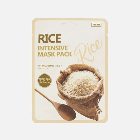 Маска тканевая Pekah Intensive mask pack с экстрактом риса 23 мл