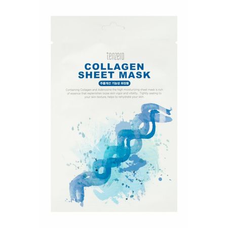 Маска тканевая Tenzero с гидролизованным коллагеном 25 мл