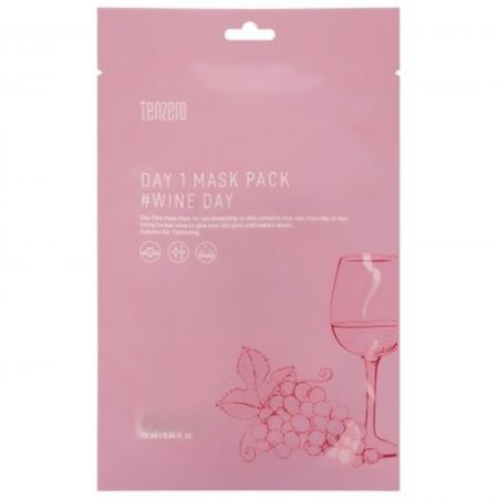 Маска тканевая Tenzero с экстрактом вина 25 мл