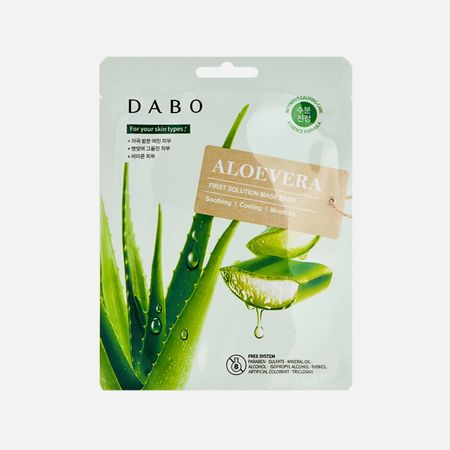 Маска тканевая для лица Dabo с экстрактом алоэ 23 г
