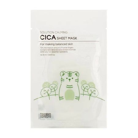 Маска тканевая Tenzero Solution calming с экстрактом центеллы азиатской 25 мл