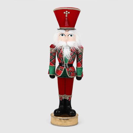 Декоративная фигура James arts щелкунчик красный 30х25х102 см