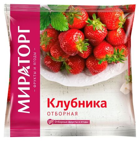 Ягодная смесь Клубника Мираторг замороженная, 300 г