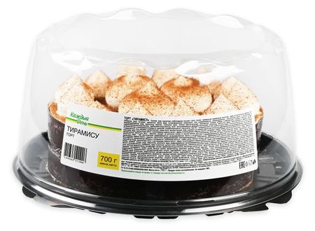 Торт бисквитный Каждый день Тирамису охлажденный, 700 г