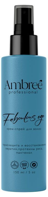 Крем-спрей для волос Ambree professional термозащита и восстановление, 150 мл