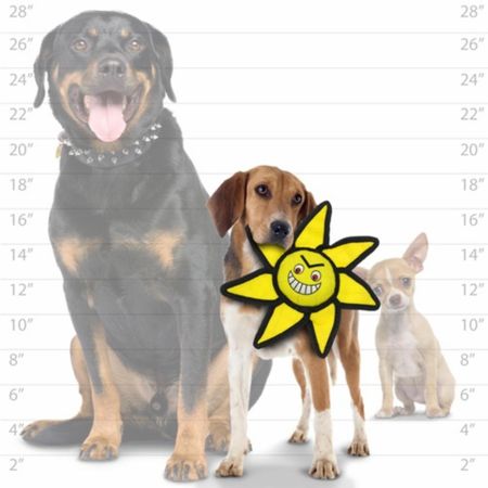 Игрушки Tuffy Супер прочная игрушка для собак Инопланетный шар Солнце малый, прочность 8/10 (114 г)