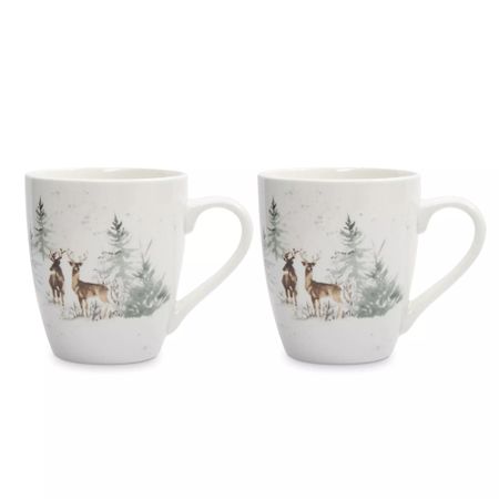 Набор кружек Anna Lafarg олени в лесу 2 шт. 350 мл ольга мозалева в лесу