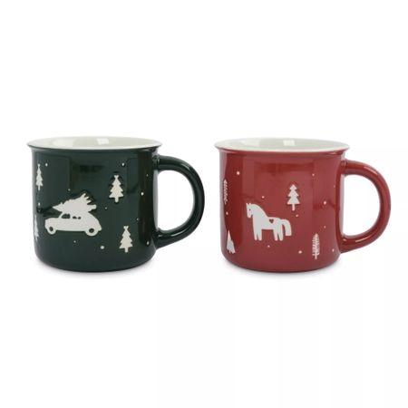 Набор кружек Anna Lafarg лошадь машина/елка 2 шт. 370 мл сельма оттилия лувиса лагерлёф чудесное путешествие нильса с дикими гусями