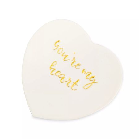 Подставка под кружку Anna Lafarg сердце надпись 13х9 см