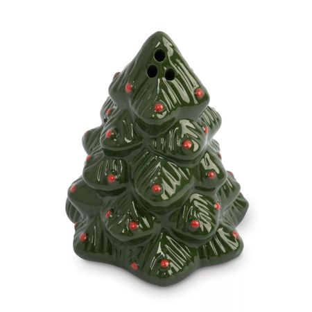 Емкость для соли перца Anna Lafarg зелено-красная елка 8 см