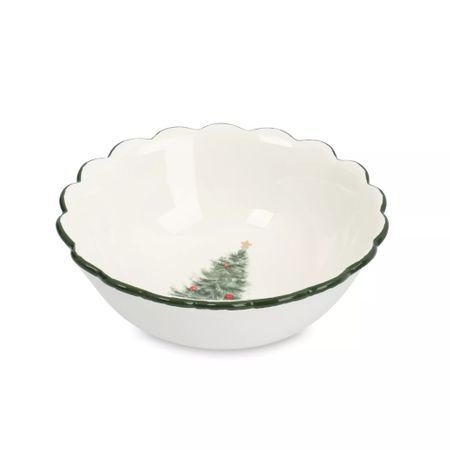 Салатник Anna Lafarg лошадка у елки 20х8 см 1.2 л зеленый