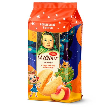 Печенье Алёнка Рот Фронт сдобное персик 115 г