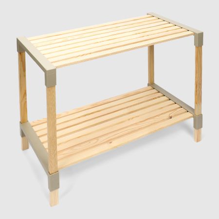 Стеллаж для хранения Fixwood Fix-2006-2 бежевый 61х34х46 см