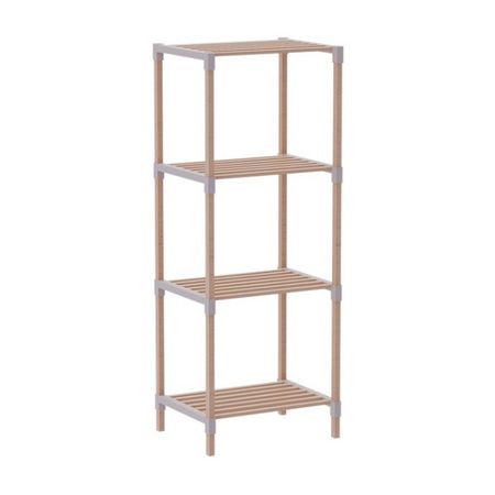 Стеллаж для хранения Fixwood Fix-2053-4 бежевый 38х30х116 см