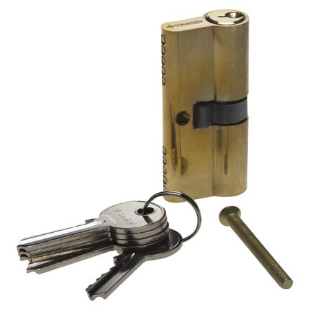 Механизм цилиндровый Зубр латунь 5-pin 60 мм