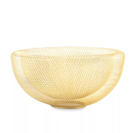 Корзина для фруктов Anna Lafarg grid 30х15 см золотистая