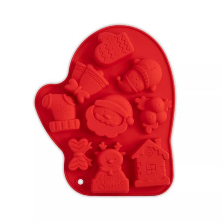 Форма для кексов Anna Lafarg красная варежка 25х20 см